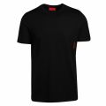 Mens Black Basic 2 Pack S/s T Shirt 37770 by HUGO from Hurleys
