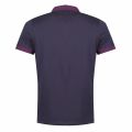 Casual Mens Dark Blue Pmesh S/s Polo Shirt 34432 by BOSS from Hurleys
