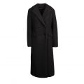Womens Black Tailored Coat 78012 by Emporio Armani from Hurleys