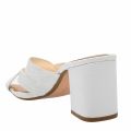 Womens White Tabeai Croc Effect Mules 59813 by Ted Baker from Hurleys