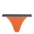 Womens Orange Logo Band Brazilian Bikini Pants 60095 by Calvin Klein from Hurleys