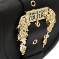 Womens Black Branded Buckle Saddle Crossbody Bag 51107 by Versace Jeans Couture from Hurleys