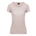 Womens Shell Training Logo S/s T Shirt 48239 by EA7 from Hurleys