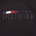 Mens Black Basic Hooded Sweat Top 52837 by Tommy Hilfiger from Hurleys