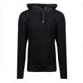 Mens Black Nylon Patch Hoodie 100790 by PS Paul Smith from Hurleys
