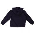 Boys Navy Hooded Zip Sweat Top 13668 by Paul & Shark Cadets from Hurleys