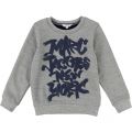 Boys Grey Graffiti Logo Sweat Top 28530 by Marc Jacobs from Hurleys