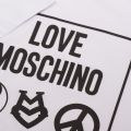 Mens Optical White Logo Symbol Slim Fit S/s T Shirt 31638 by Love Moschino from Hurleys