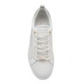 Womens White Sanaa Moonstone Trainers 51043 by Ted Baker from Hurleys