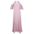 Womens Dusky Pink Dulciee Cold Shoulder Maxi Dress 22755 by Ted Baker from Hurleys