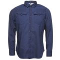 Mens Rinsed Wash 3301 Ink Denim Slim Fit L/s Shirt 25149 by G Star from Hurleys