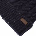 Mens Navy Seaton Beanie Hat 79319 by Barbour from Hurleys