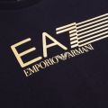 Boys Black 7-Lines Gold Sweat Top 84142 by EA7 from Hurleys