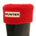 Kids Red Fleece Wellington Socks (4-6 - 3-5) 67406 by Hunter from Hurleys