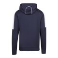 Athleisure Mens Navy/Coral Saggy Hooded Zip Through Sweat Top 51484 by BOSS from Hurleys