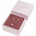 Womens Rose Gold Amoria Sweetheart Necklace & Earrings Gift Set 34056 by Ted Baker from Hurleys