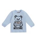 Baby Sky Blue Toy L/s T & Bottoms Set 47284 by Moschino from Hurleys