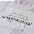 Mens Grey Heather Tars Hooded Sweat Top 17855 by G Star from Hurleys