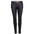 Womens Faux Leather Mid Rise Skinny Jeans 19295 by Freddy from Hurleys