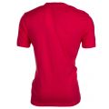 Mens Campus Red Small Logo S/s Tee Shirt 7837 by Franklin + Marshall from Hurleys
