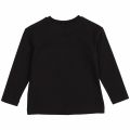 Boys Black Logo Pocket L/s T Shirt 76151 by Moschino from Hurleys