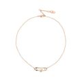 Womens Pearl & Rose Gold Jordan Small Necklace 16293 by Vivienne Westwood from Hurleys