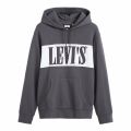 Mens Forged Iron Pieced Logo Hooded Sweat Top 53453 by Levi's from Hurleys