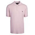 Mens Pale Pink Classic Zebra Regular Fit S/s Polo Shirt 40869 by PS Paul Smith from Hurleys