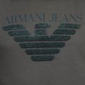 Mens Khaki Big Logo Sweat Top 18865 by Armani Jeans from Hurleys