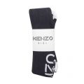 Girls Black Branded Leg Tights 98610 by Kenzo from Hurleys
