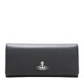 Womens Black Debbie Saffiano Long Purse 103994 by Vivienne Westwood from Hurleys