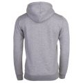 Mens Grey Melange Sml Logo Hooded Zip Sweat Top 22307 by Emporio Armani from Hurleys