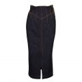 Womens Dark Blue Denim Pencil Skirt 85672 by Versace Jeans Couture from Hurleys