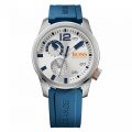 Watches Mens Silver Dial Paris Silicone Strap Watch 70837 by BOSS from Hurleys