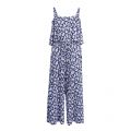 Womens Light Chambray Cherry Blossom Culotte Jumpsuit 27120 by Michael Kors from Hurleys