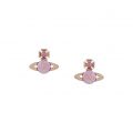 Womens Pink Gold/Pink Isabelitta Bas Relief Earrings 101465 by Vivienne Westwood from Hurleys