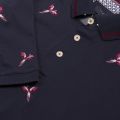 Mens Navy Hapnes Bird S/s Polo Shirt 29287 by Ted Baker from Hurleys