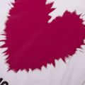 Womens White Splash Heart S/s T Shirt 85869 by Love Moschino from Hurleys