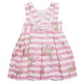 Girls Rose Flowers & Stripes Dress 22603 by Mayoral from Hurleys