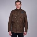 Mens Dark Sand Joshua Waxed Jacket 75445 by Barbour Steve McQueen Collection from Hurleys