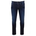 Mens Blue Anbass Hyperflex+ Slim Fit Jeans 41158 by Replay from Hurleys