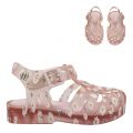 Girls Pink Daisy Mini Possession Sandals (4-9) 89668 by Mini Melissa from Hurleys