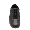 Mens Black Logo Slim Trainers 29195 by Emporio Armani from Hurleys
