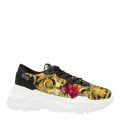 Womens Black Baroque Paradise Chunky Trainers 51094 by Versace Jeans Couture from Hurleys