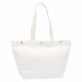 Womens White Canvas Monogram Tote Bag 39007 by Calvin Klein from Hurleys