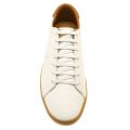 Mens White Spencer Leather Trainer 71377 by Fred Perry from Hurleys