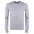 Casual Mens Light Grey Albonok Crew Neck Knitted Top 28228 by BOSS from Hurleys