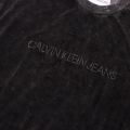 Womens Black Washed Velvet Sweat Top 91149 by Calvin Klein from Hurleys
