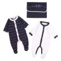 Baby Navy 2 Pack Babygrow Set 48089 by Emporio Armani from Hurleys