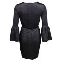 Womens Black Hanneh Shimmer Dress 18384 by Ted Baker from Hurleys